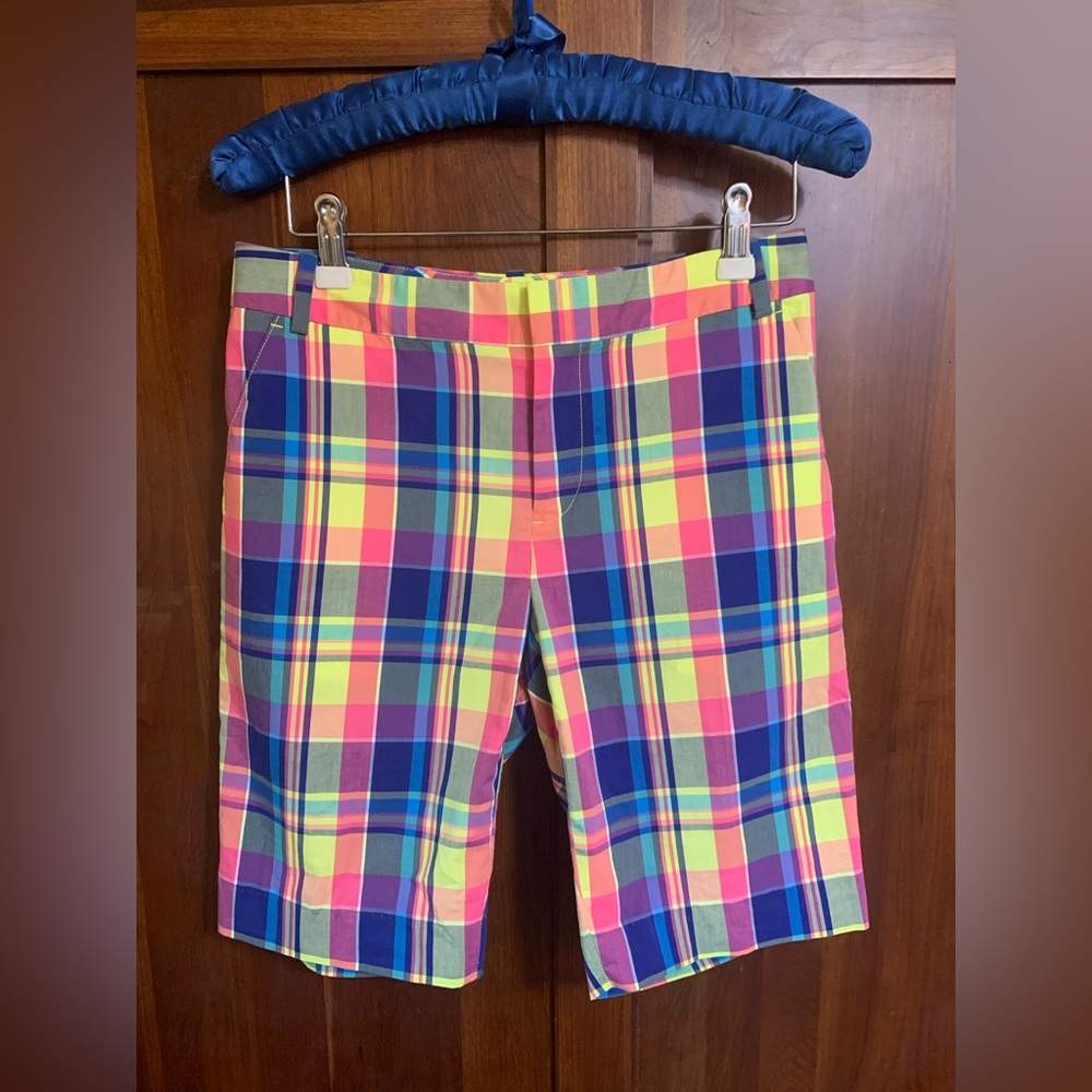 Polo Golf Ralph Lauren Neon Plaid Shorts